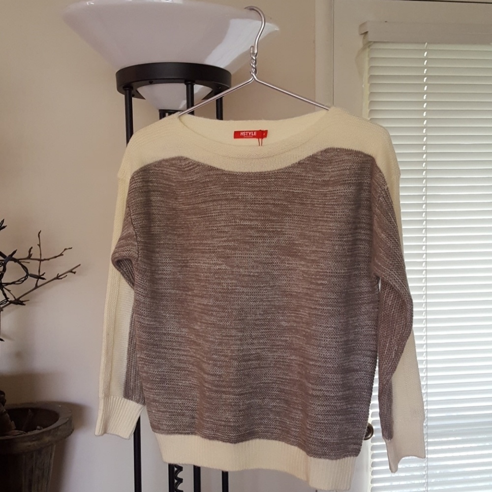 New stripe sweater, size S